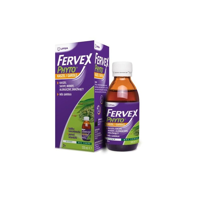 Fervex Phyto? - kaszel i gardło, 120ml 