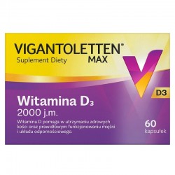 Vigantoletten Max 2000 j.m., 60 kapsułek