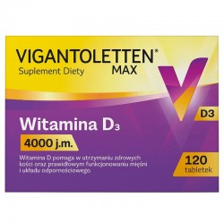 Vigantoletten Max, witamina D3 4000 j.m., 120 tabletek