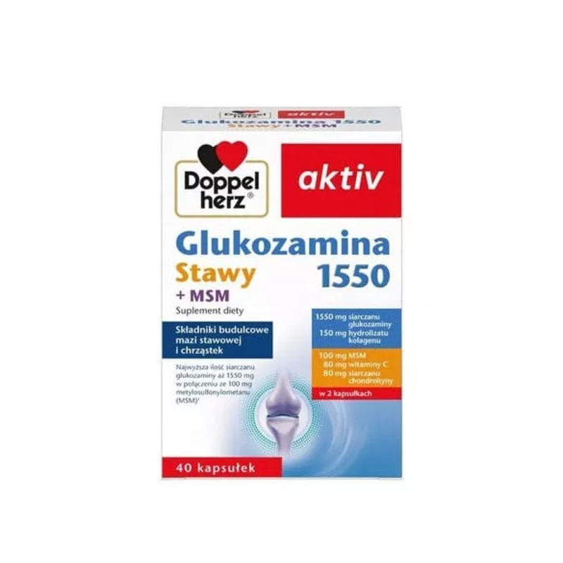 Doppelherz aktiv Glukozamina 1550 Stawy + MSM 