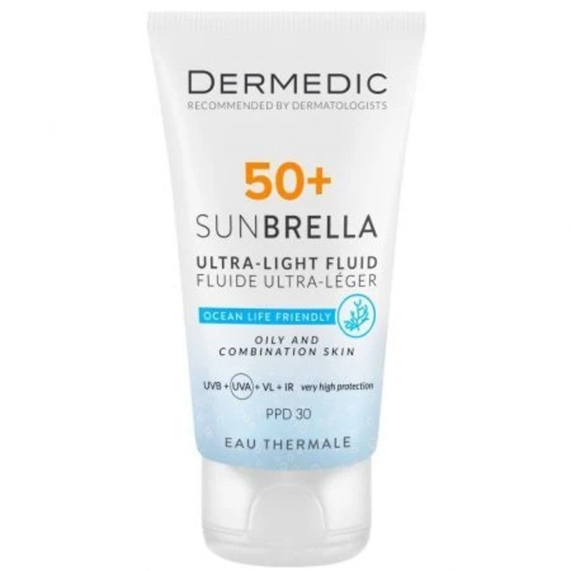 Dermedic Sunbrella krem do twarzy do skóry tłustej i mieszanej SPF 50+, 40ml 
