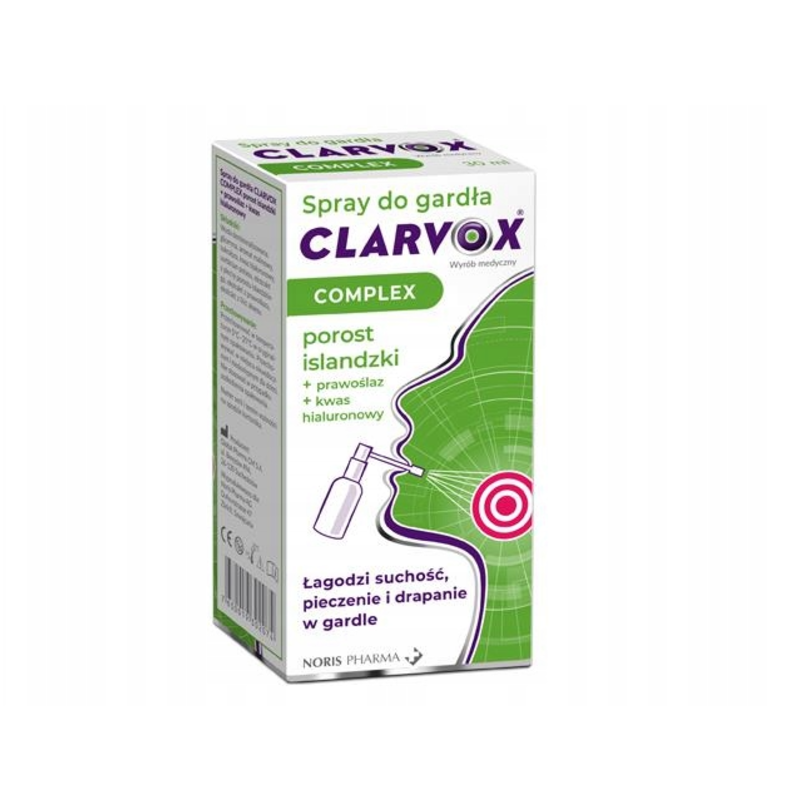 Clarvox Complex spray do gardła 30 ml 