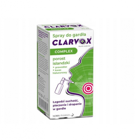 Clarvox Complex spray do gardła 30 ml