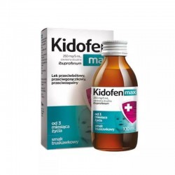 Kidofen Max, Zawiesina doustna 0,25 g/5ml, 100 ml