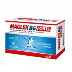 Maglek B6 Forte 100mg+10mg, 60 tabletek powlekanych