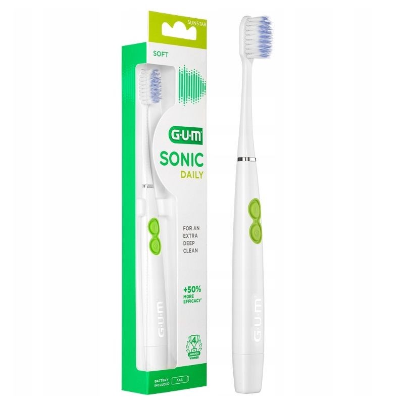 Sunstar GUM Szczoteczka Sonic Daily biała 