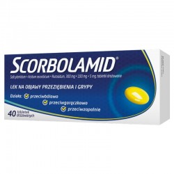 Scorbolamid 300 mg + 5 mg + 100 mg, 40 tabletek