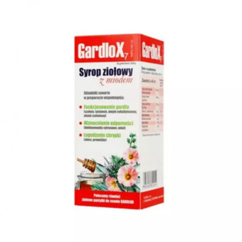 Gardlox 7 syrop ziołowy z miodem 120 ml 