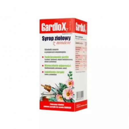 Gardlox 7 syrop ziołowy z miodem 120 ml