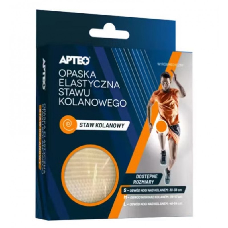 Opaska elastyczna APTEO CARE stawu kolanowego rozmiar S, 1 sztuka 