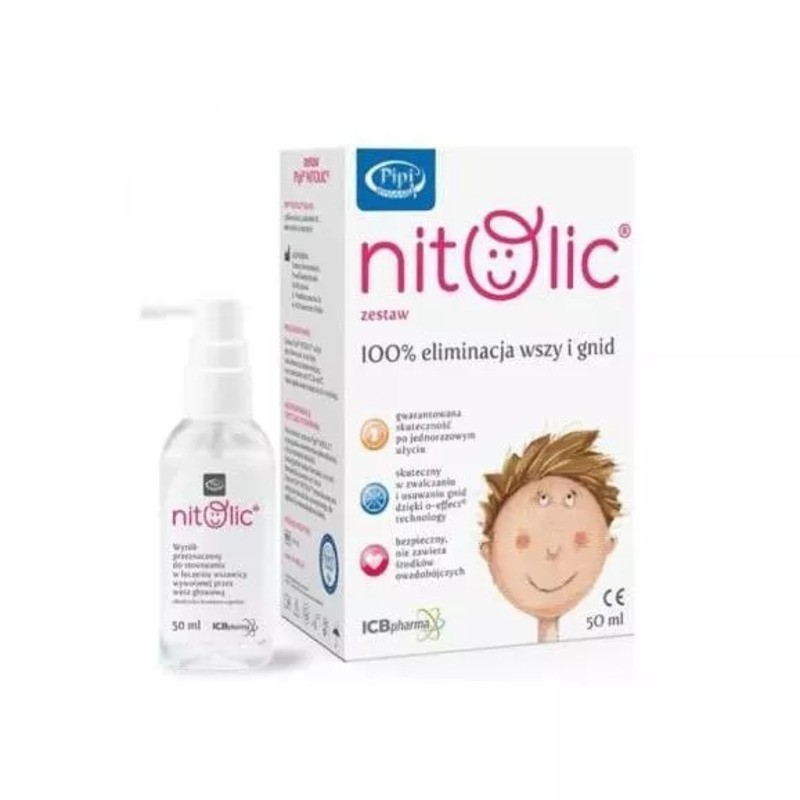 Pipi Nitolic zestaw przeciw wszawicy 50 ml 