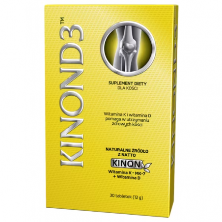 Kinon D3 witamina K2 + D3, 30 tabletek