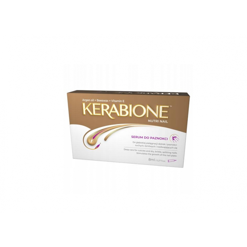 Kerabione Nutri Nail, zabieg intensywny do paznokci, 8 ml 