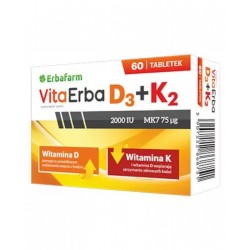 VitaErba D3 + K2 60 tabletek