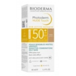 Bioderma Photoderm nude touch mineral SPF50+ Podkład mineralny z efektem nude odcień ciemny, 40 ml