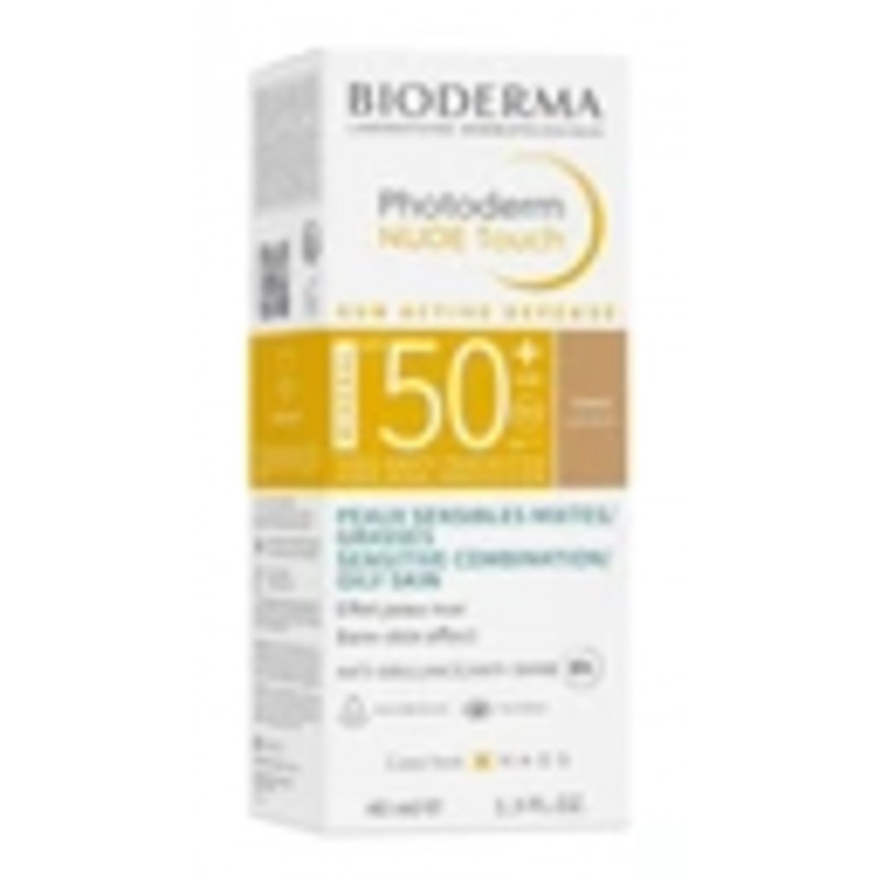 Bioderma Photoderm nude touch mineral SPF50+ Podkład mineralny z efektem nude odcień ciemny, 40 ml 