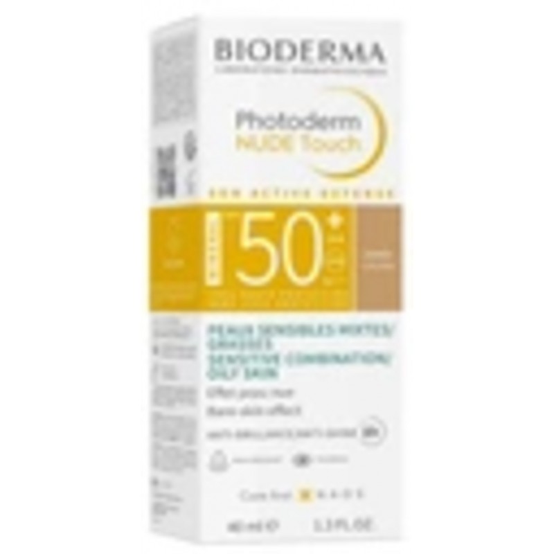 Bioderma Photoderm Nude Touh mineral SPF50+ Podkład mineralny z efektem nude odcień jasny, 40 ml 