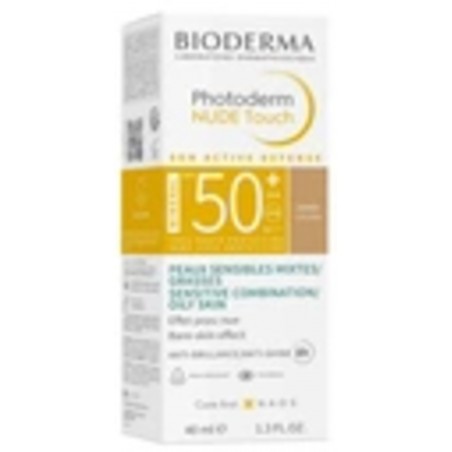  Bioderma Photoderm Nude Touh mineral SPF50+ Podkład mineralny z efektem nude odcień jasny, 40 ml 