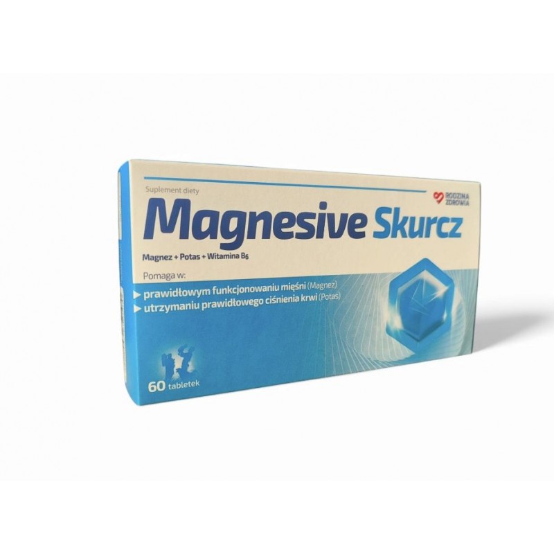 Rodzina Zdrowia Magnesive Skurcz, 60 tabletek 