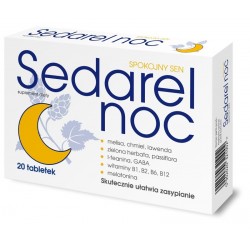 Sedarel Noc, 20 tabletek powlekanych