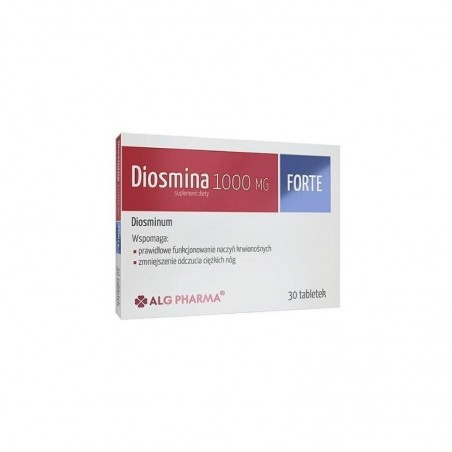 Diosmina 1000 mg Forte+, 30 tabletek