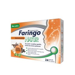 FaringoNatur | Smak pomarańczy | 24 pastylki bez cukru