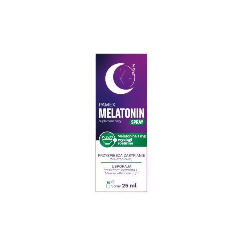 PAMEX, MELATONIN SPRAY,  25ml 