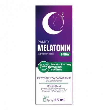 PAMEX, MELATONIN SPRAY, 25ml