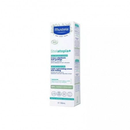  MUSTELA Stelatopia+, Krem uzupełniający lipidy,  150 ml 