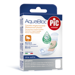 PIC AQUABLOC POOPERACYJNY PLASTER ANTYBAKTERYJNY | 5 sztuk