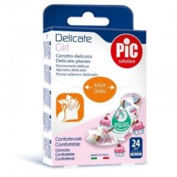 Plaster PiC solution, DELICATE KIDS GIRL, 19 x 72mm, 24szt.