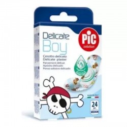 PIC DELICATE BOY PLASTER  ANTYBAKTERYJNY, 19mm x 72mm, 24 SZTUKI