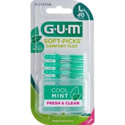 SUNSTAR GUM Soft-Picks Comfort Flex Cool Mint Czyściki międzyzębowe