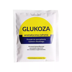Glukoza | Aromatyczna cytryna | Proszek 75g