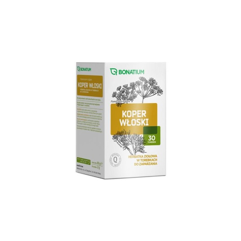Bonatium | Koper włoski | Herbatka ziołowa | 30 sztuk 
