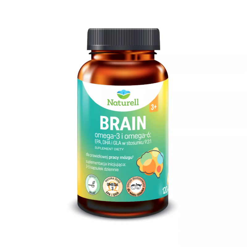 Naturell | BRAIN | Suplement diety | 120 kapsułek 