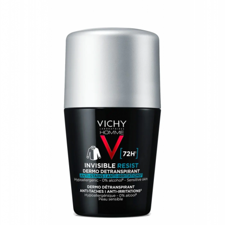  VICHY HOMME INVISIBLE RESIST ANTYPERSPIRANT ROLL-ON PRZECIW ¦LADOM | 50ml 