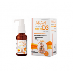 AKAVIT Witamina D3 1000 IU kropelki doustne, 29,4 ml