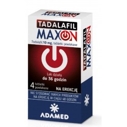 TADALAFIL MAXON | 4 tabletki powlekane