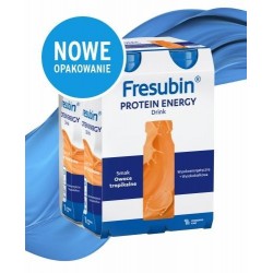 Fresubin Protein Energy DRINK, Smak owoce tropikalne, 4x 200ml