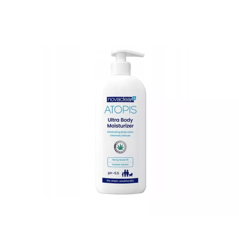 NOVACLEAR ATOPIS ULTRA BODY MOISTURIZER, NAWILŻAJˇCY BALSAM DO CIAŁA, 500 ML 