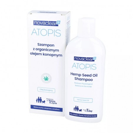 Novaclear Atopis, Szampon z olejkiem konopnym, 250 ml
