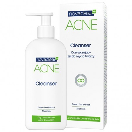  NOVACLEAR ACNE | OCZYSZCZAJˇCY ŻEL DO MYCIA TWARZY | 150 ML 