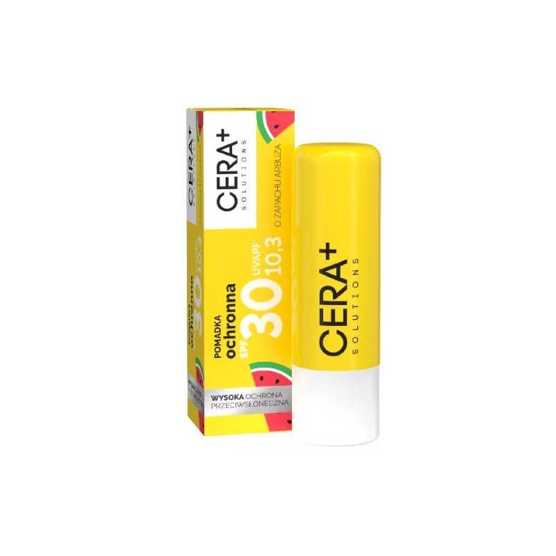 CERA+ Solutions, Pomadka ochronna, SPF 30, 4,9g 