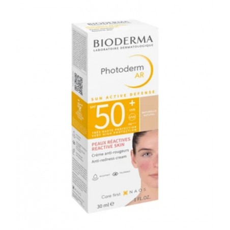  Bioderma Photoderm AR SPF50+ krem tonujący do skóry naczynkowej, 30 ml 