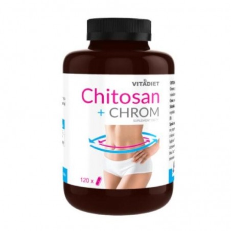  VITADIET CHITOSAN + CHROM | 120 kapsułek twardych 
