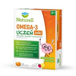 Naturell Omega-3 | Uczeń | Żelki | 1 opakowanie - 27 sztuk