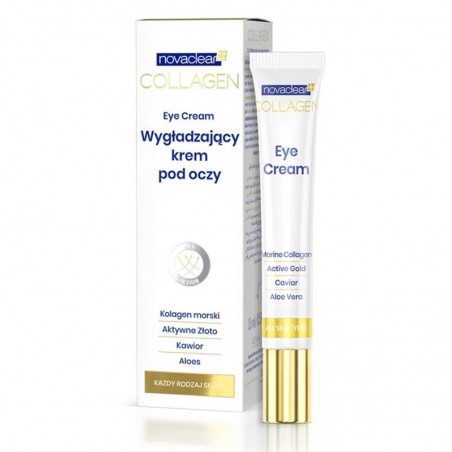  NOVACLEAR COLLAGEN, Wygładzający Krem pod oczu, 15 ml 