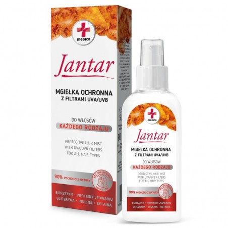  Jantar Mgiełka ochronna do włosów z filtrami UVA/UVB, 150ml 