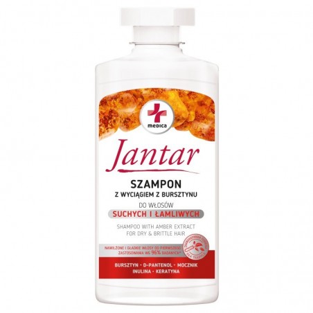 Jantar Medica Szampon z wyciągiem z bursztynu, 330ml